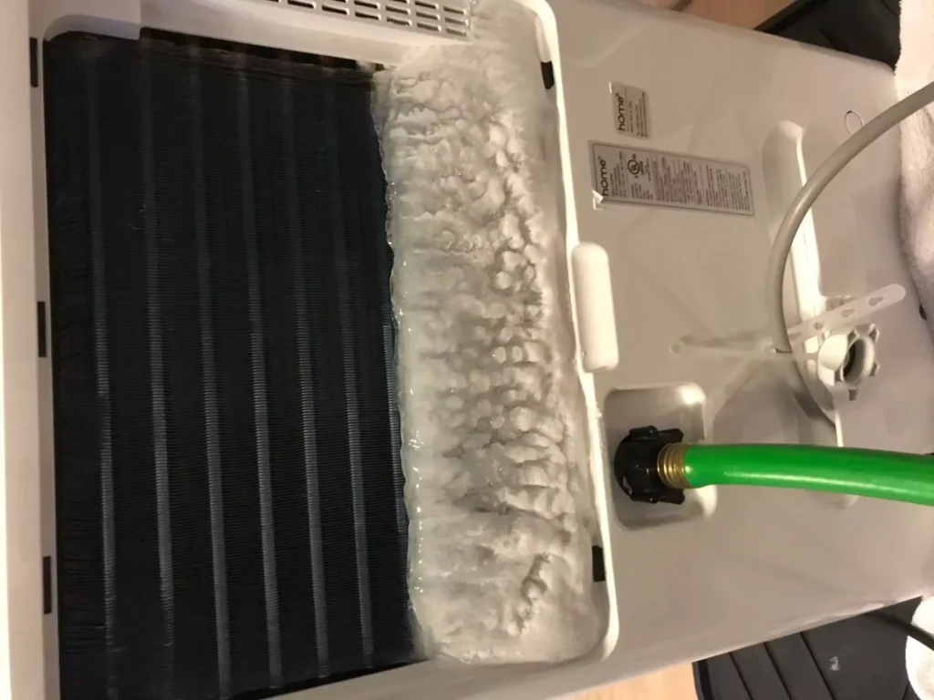 Dehumidifier Freezing Up