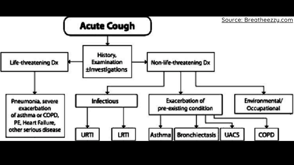 Acute cough causes and solution