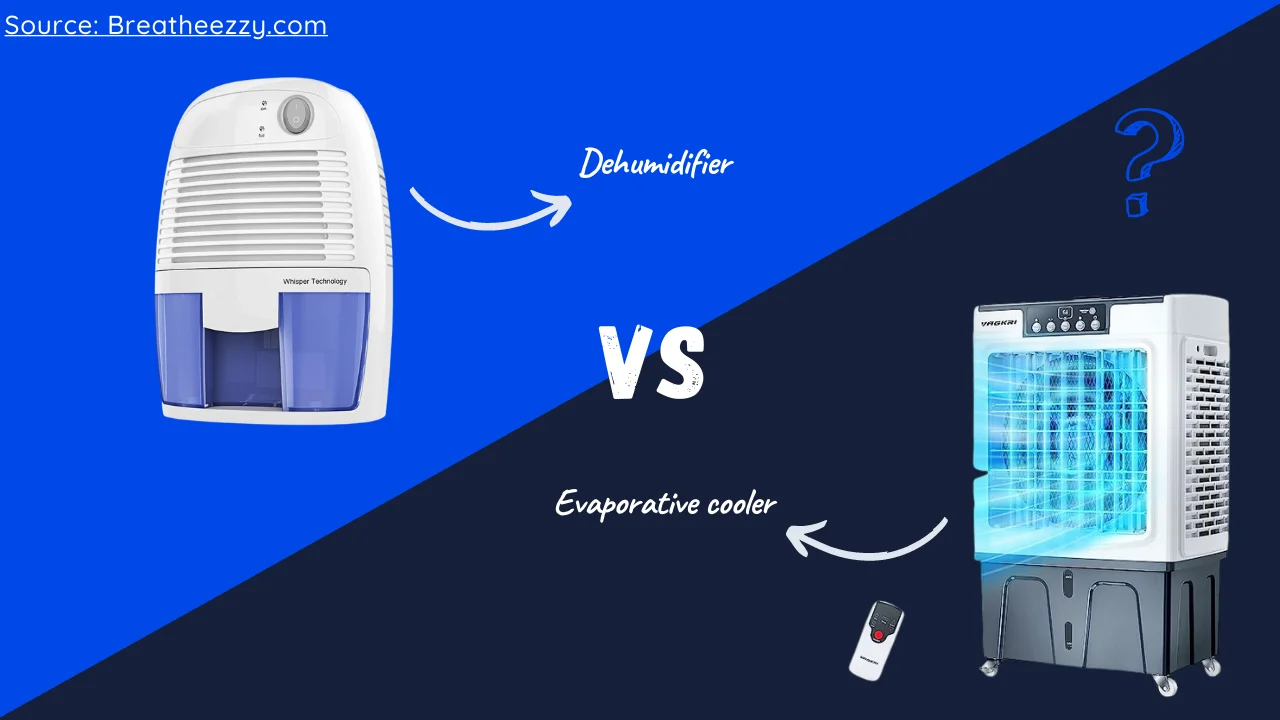 Evaporative cooler vs Dehumidifier